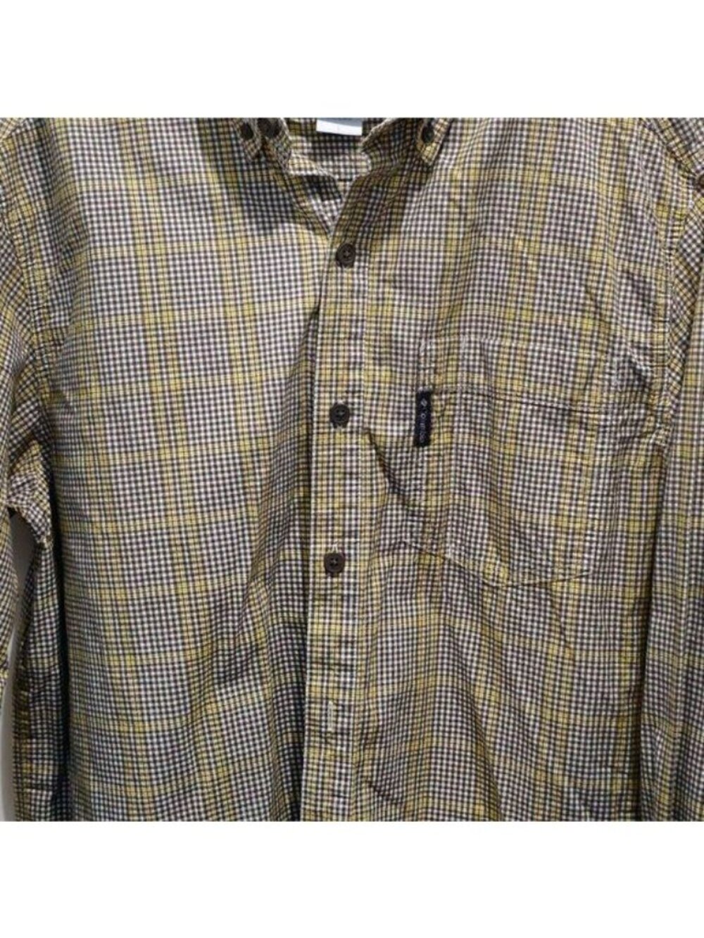 Columbia Men's Plaid Long Sleeve Shirt | Size L | Rugged Comfort Meets Everyday - Picture 6 of 13